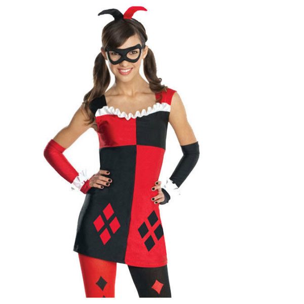 Harley Quinn Tween Girl Costume Book Week DC Superhero Size: 0-2/2-4 Adult Dress - Image 3