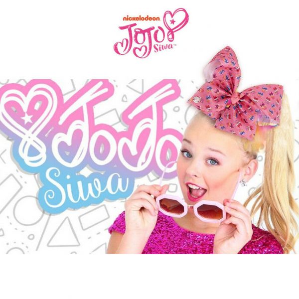 JoJo Siwa Large License Bow Premium Girl Hair Accessory Cupcake Fruits Paint - Image 4