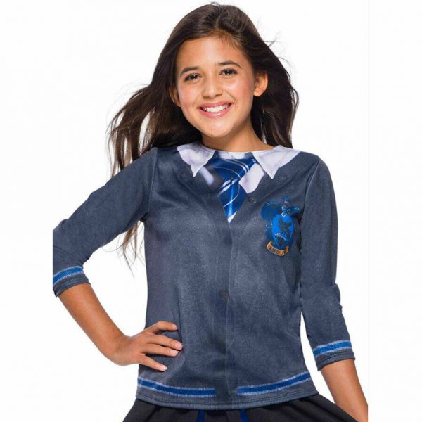 LICENSED RAVENCLAW HARRY POTTER GIRLS COSTUME TOP BOOKWEEK CHILD 8-10Y LARGE - Image 3