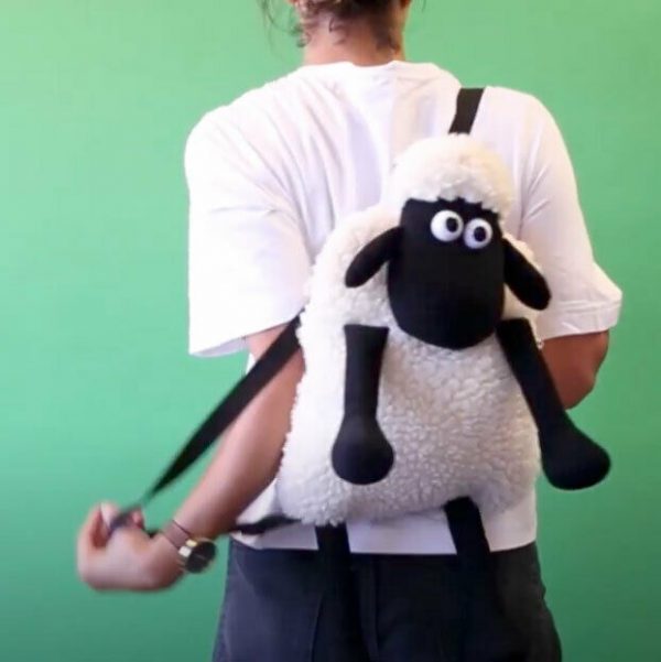 Licensed Shaun the Sheep Soft Plush Backpack Adult Child Bag Birthday Gift 30cm - Image 7