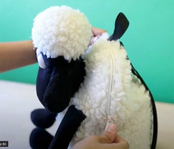 Licensed Shaun the Sheep Soft Plush Backpack Adult Child Bag Birthday Gift 30cm - Image 8