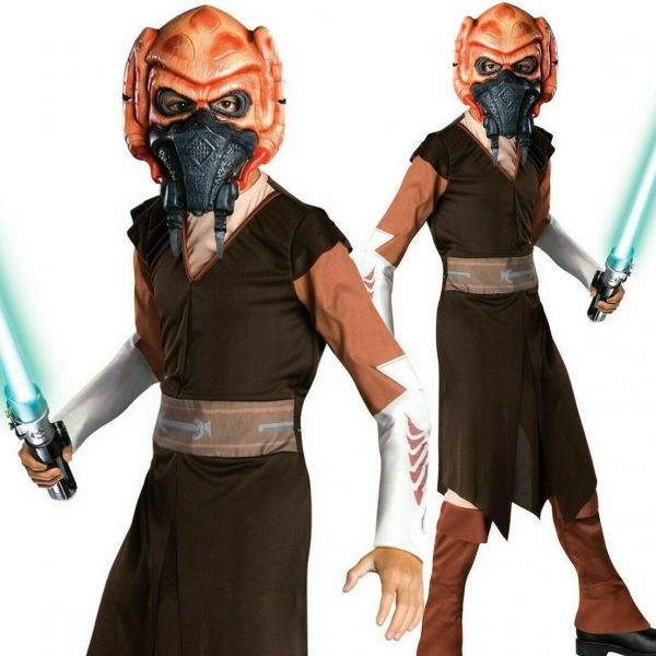 Plo Koon Star Wars CLONE WARS Boys Child Halloween Book Week Fancy Dress Costume