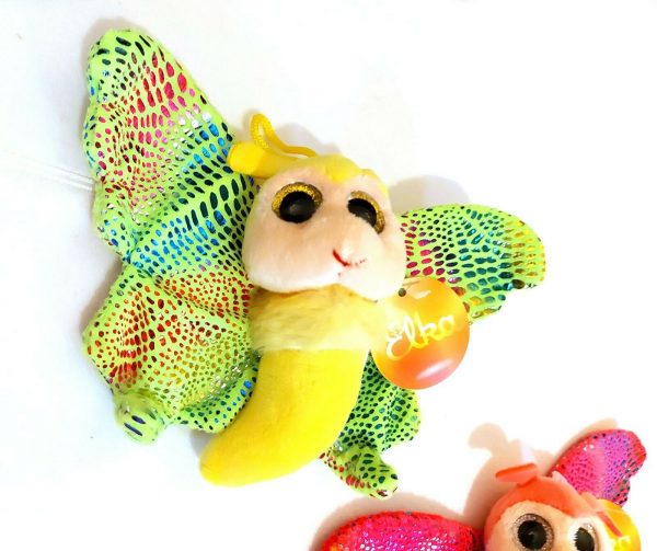 Plush Butterfly Bubbles Stuffed Toy Baby Child Toddlers Pink Yellow Xmas Gift - Image 6