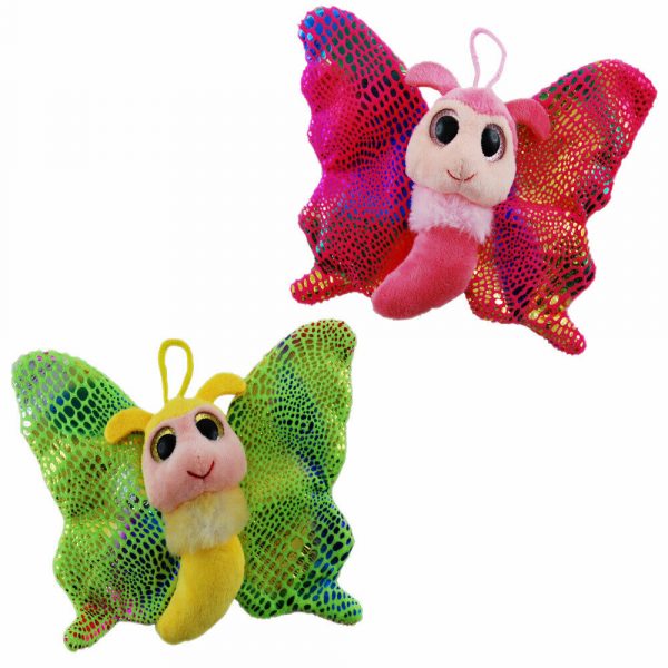 Plush Butterfly Bubbles Stuffed Toy Baby Child Toddlers Pink Yellow Xmas Gift