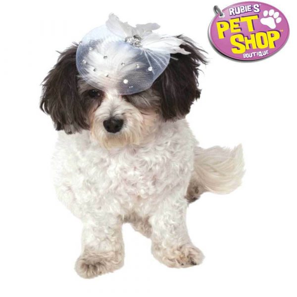 Rubies Pet Fancy Formal Hat Costume Animal Accessory Cat Dog Fascinator S-M-L