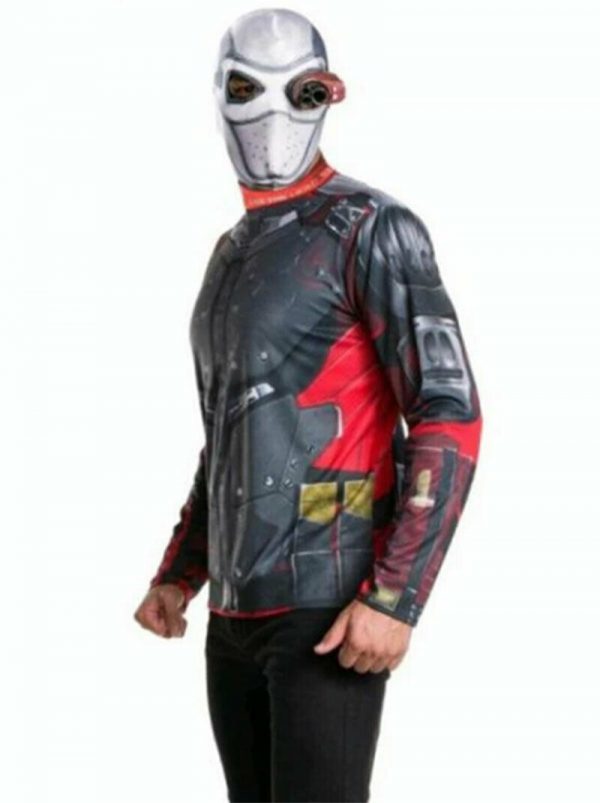 Suicide Squad Deadshot Adult Teen Costume Kit Halloween Men Fancy Dress w Mask - Image 5