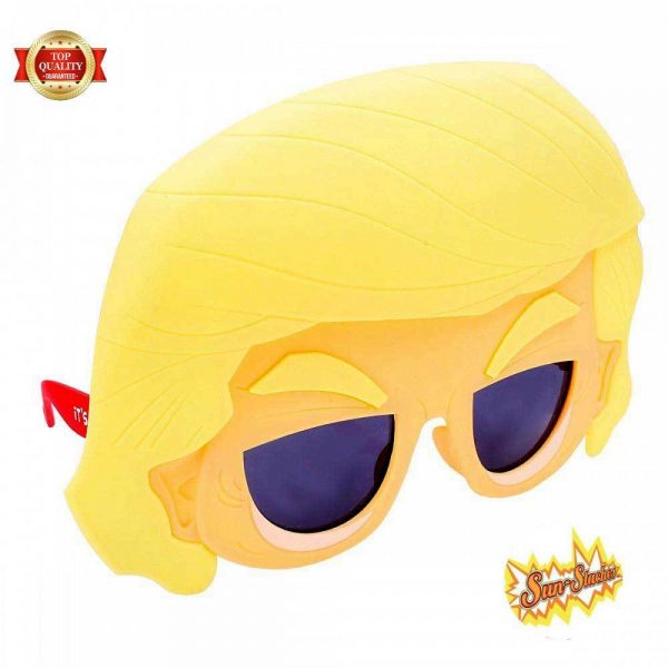 Sunstache Donald Trump Glasses Shades US President Costume Mask 100% UV400 - Image 4