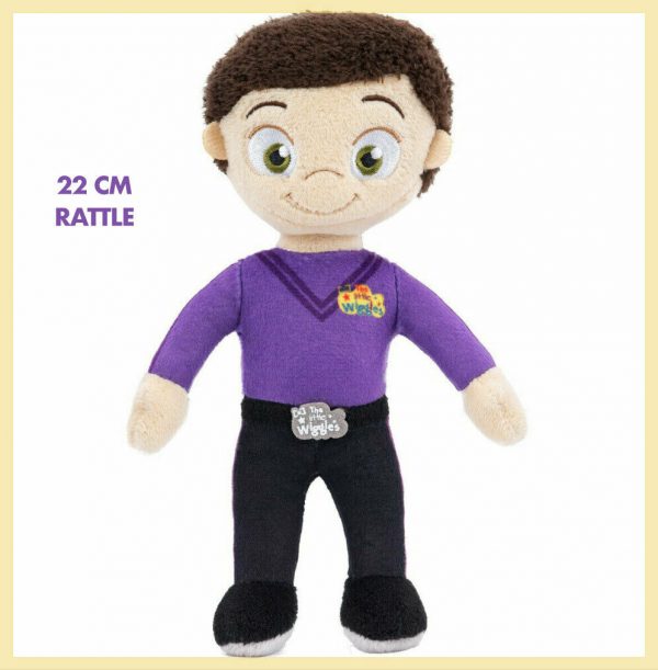 The Little Wiggles Lachy Plush Rattle 22cm Child Christmas Birthday Boy Gift TOY