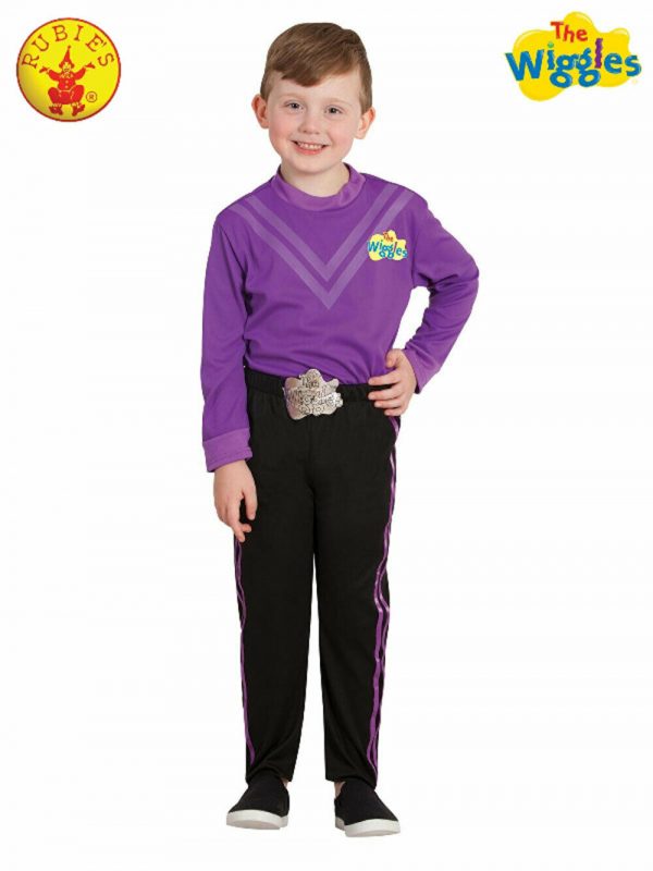 The Wiggles Purple Wiggle Costume Lachy Jeff Boys Child Toddler 3-5 ...