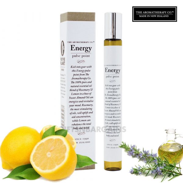 Womens Aromatherapy Energy Pulse Point 15ml Scent Anti-fatigueRoll-on Lemon SALE