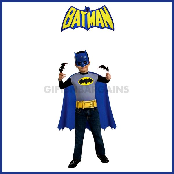 Batman Costume Accessory Super hero Kit - Mask, Cape, Batarangs - Image 3