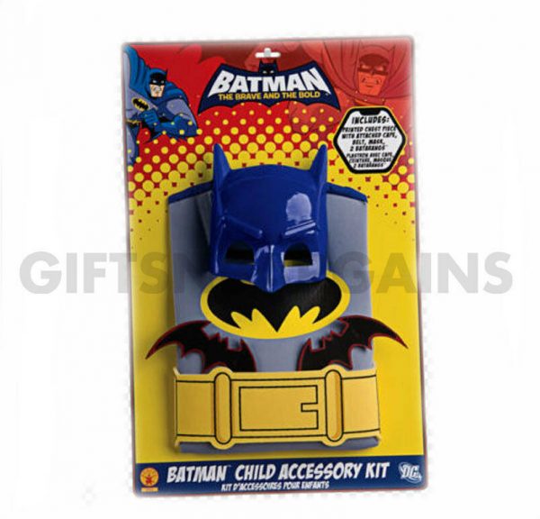 Batman Costume Accessory Super hero Kit - Mask, Cape, Batarangs - Image 4