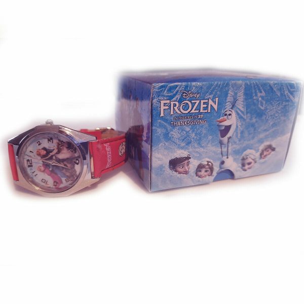 Children Kid Girl Frozen Anna Elsa Synthetic leather Wrist Watch Birthday Gift - Image 3