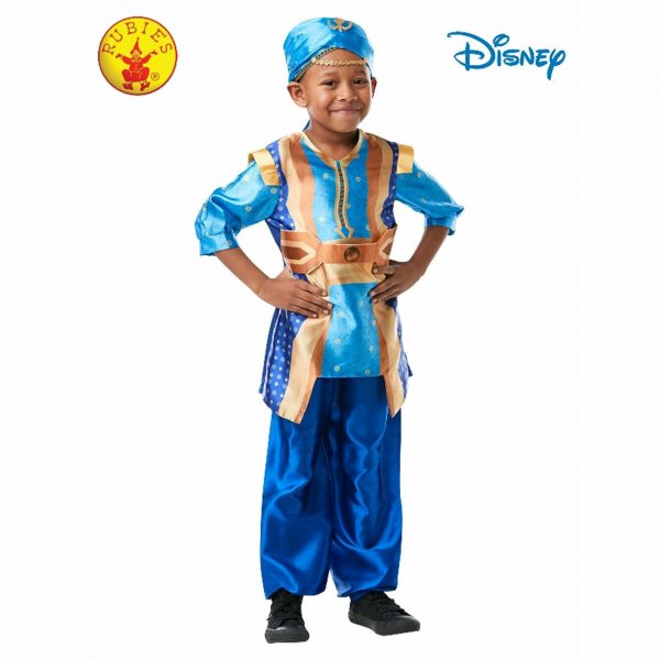 Disney Aladdin Genie Boy Child Costume Movie Fancy Dress Book Week Alladin Kid - Image 4