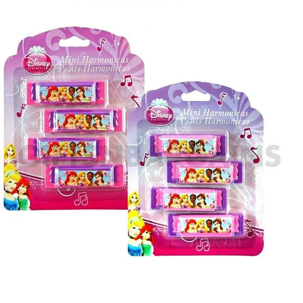 Disney Princess Birthday Party Favours 4pc Harmonica Musical toys girls gift - Image 3