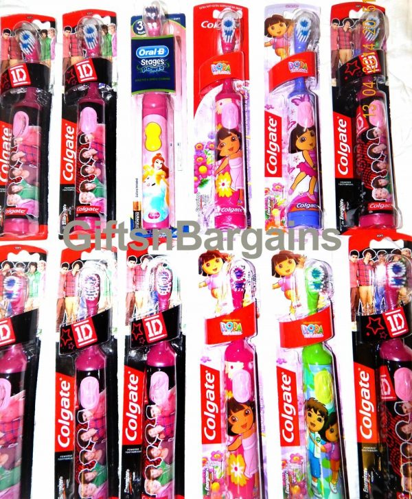 Kids Marvel/Disney/Nick Jr Power Battery Toothbrushes Various Kids Characters - Image 4