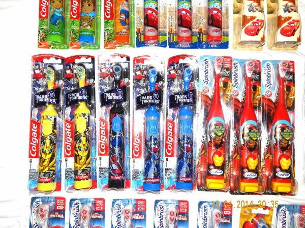 Kids Marvel/Disney/Nick Jr Power Battery Toothbrushes Various Kids Characters - Image 5