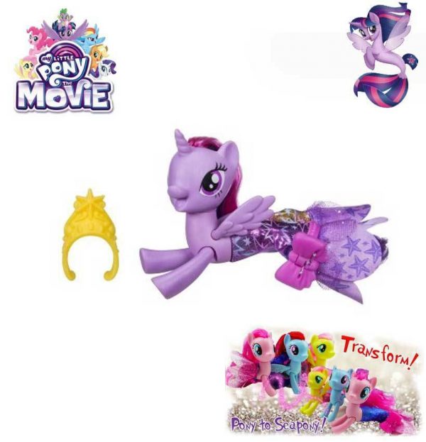 MY LITTLE PONY TWILIGHT SPARKLE MOVIE LAND & SEA PONY FASHION STYLE TOY PLAYSET - Image 4