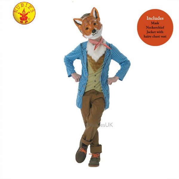 ROALD DAHL FANTASTIC MR. FOX DELUXE COSTUME CHILD BOY KID BOOK WEEK FANCY DRESS - Image 5