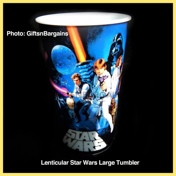 Star Wars 600ml Cup Lenticular Tumbler Empire Jedi Birthday Fathers Day Kid Gift - Image 3