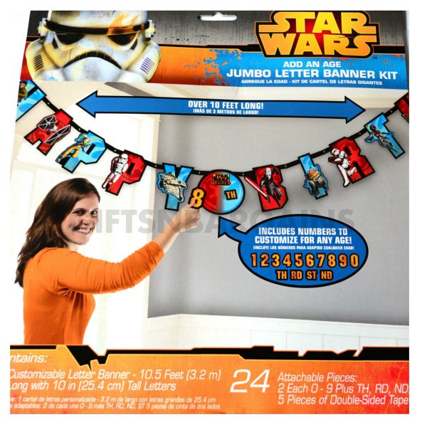 Star Wars Rebels Birthday Add An Age Letter Banner Jumbo 3.2m Party Poster Decor - Image 5