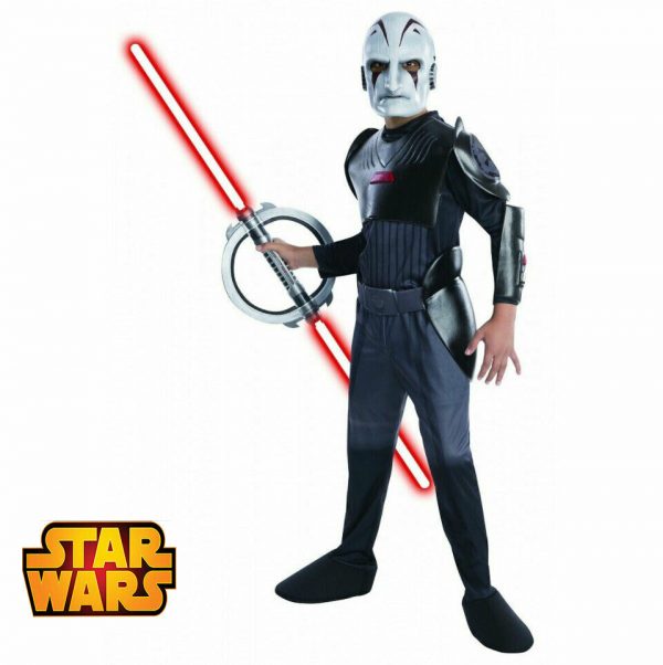 Star Wars Rebels Deluxe The Inquisitor Costume Halloween Boy Child Jedi Hunter