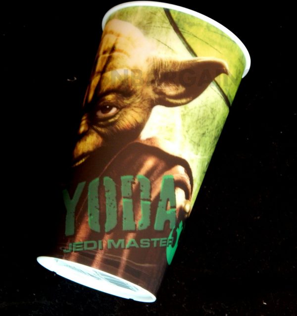 Star Wars Yoda Lenticular Cup Large 600 ml Cup Plastic Movie Jedi Collectable - Image 3