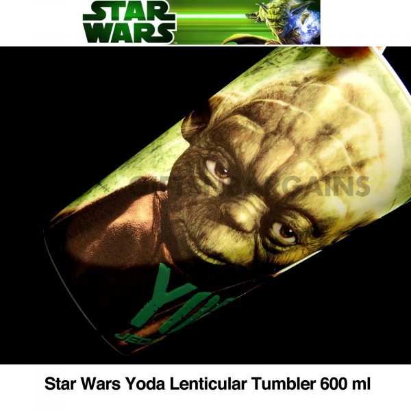 Star Wars Yoda Lenticular Cup Large 600 ml Cup Plastic Movie Jedi Collectable - Image 5