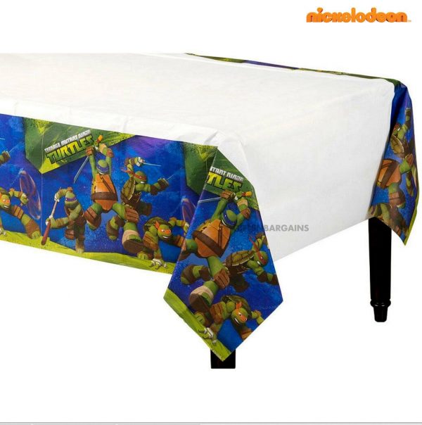 Teenage Mutant Ninja Turtles TMNT Birthday Party Table Cloth 54x96" Cover - Image 4