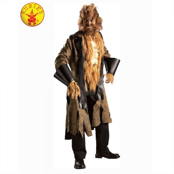 Big Mad Wolf Costume Red Riding Hood Werewolf Animal Book Week Beast Mens Adult - Image 3