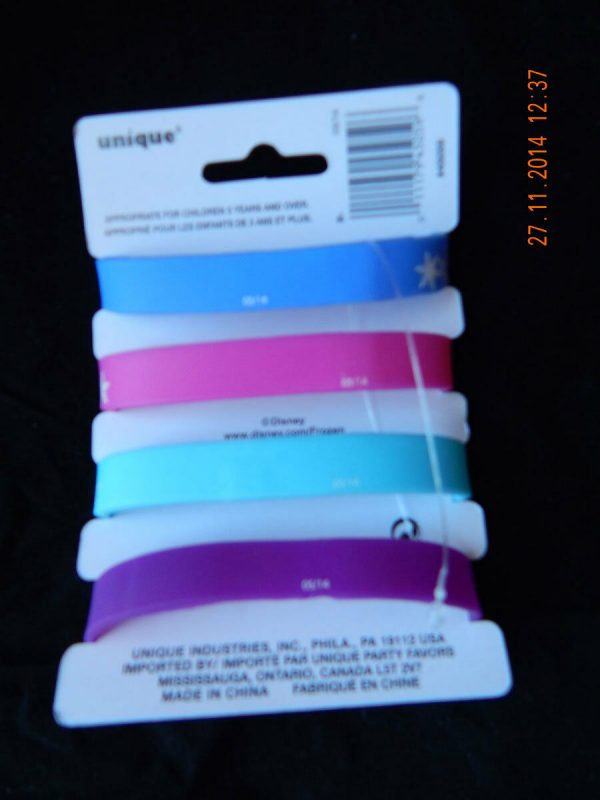 DISNEY FROZEN Elsa Anna Birthday Party Supplies Favours 1 or 2 pack wristbands - Image 6