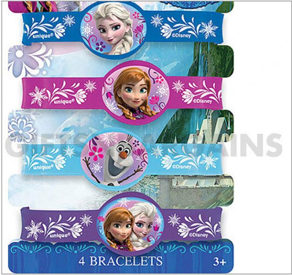 DISNEY FROZEN Elsa Anna Birthday Party Supplies Favours 1 or 2 pack wristbands