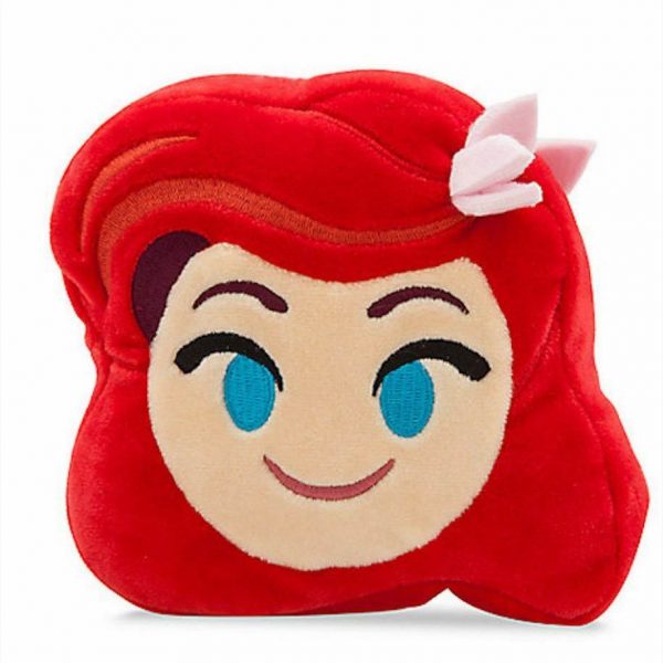 Disney Little Mermaid Ariel Plush Emoji Pillow 5'' Toy Child Baby Christmas Gift - Image 3