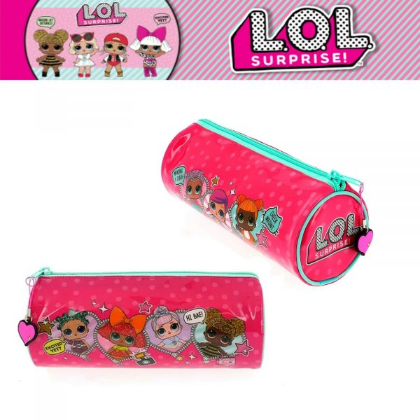 LOL Surprise Barrel Pencil Case Girls School Stationary 22 cm Licensed Storage