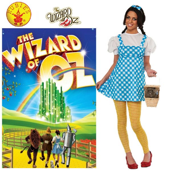 Licensed Wizard of Oz Dorothy Adult Costume Book Week Halloween Teen XS, S, M - Image 3