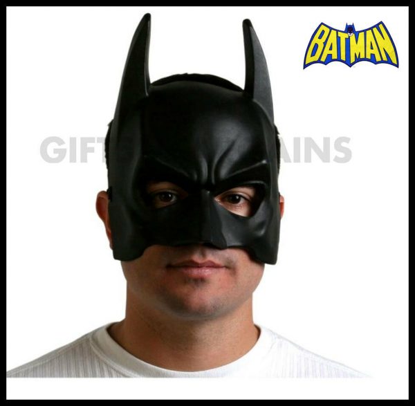 Licensed Batman Adult Face Mask Halloween Super Heroes Costume Accessory Unisex - Image 2