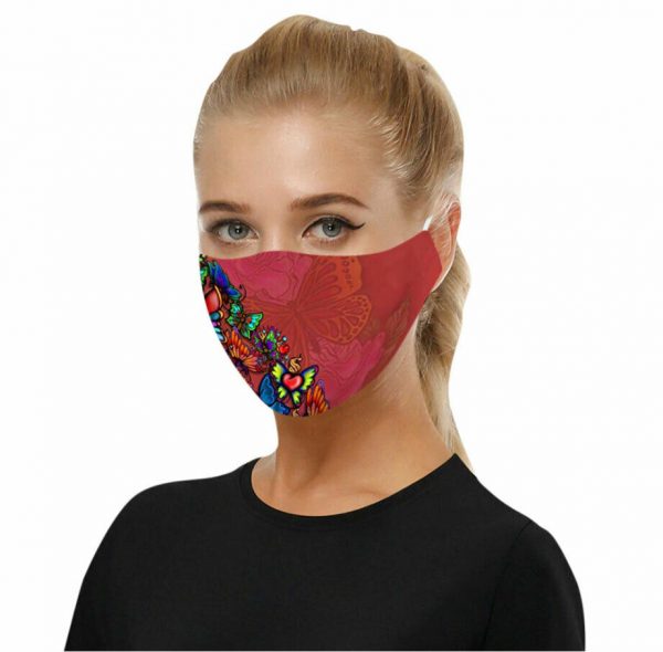 Men Women Masks Face Reusable Washable + FREE 2 X PM 2.5 Filter ADULT Cotton - Image 4