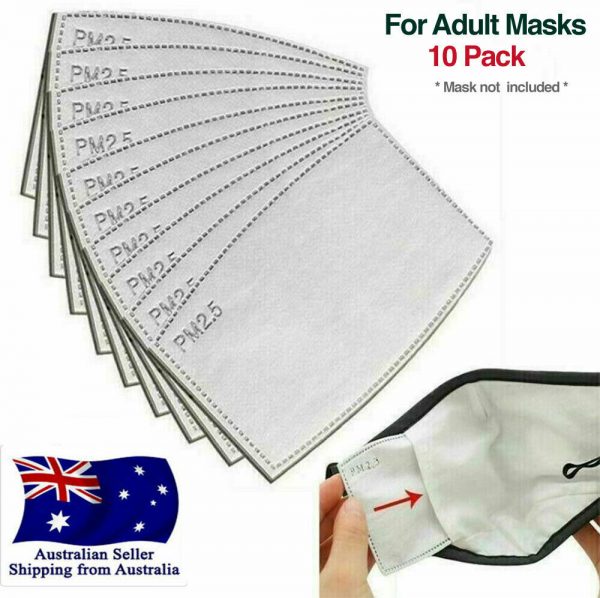 Men Women Masks Face Reusable Washable + FREE 2 X PM 2.5 Filter ADULT Cotton - Image 10