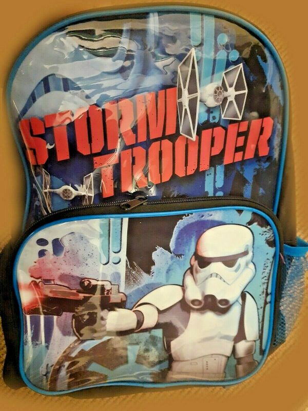 Star Wars Stormtrooper Backpack Kid Boy School Book Swim Bag Luggage Disney Gift - Image 5