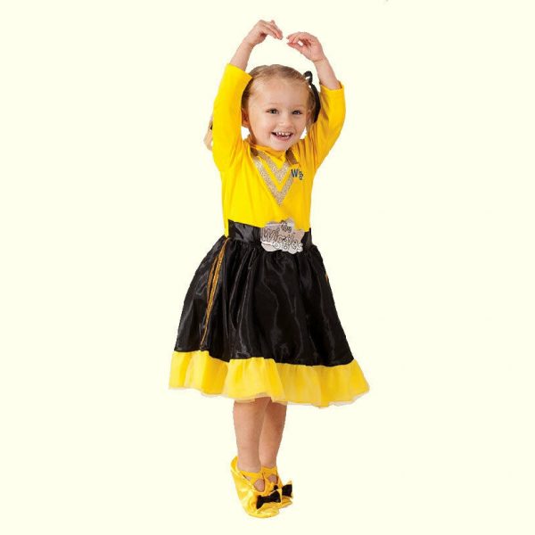 The Wiggles Emma Costume Ballerina dress 1-3, 3-5 Girl child Licensed yellow dlx - Image 3