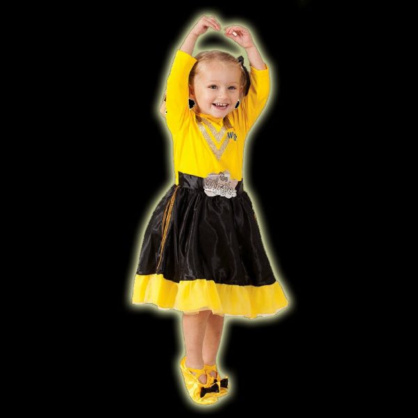 The Wiggles Emma Costume Ballerina dress 1-3, 3-5 Girl child Licensed yellow dlx - Image 4