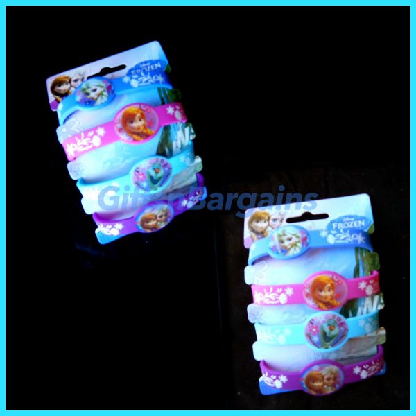 DISNEY FROZEN Elsa Anna Birthday Party Supplies Favours 1 or 2 pack wristbands - Image 7