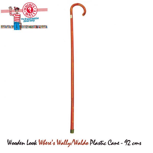 Walking Stick Cane Where's Waldo Wally Costume Prop Bookweek Accessory Adult 92c - Image 4