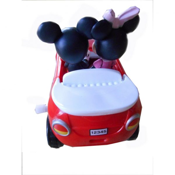 DISNEY MICKEY & MINNIE MOUSE TOY CAR WIND UP SOUND CHILD KID BOY CHRISTMAS GIFT - Image 4