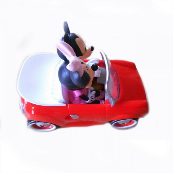 DISNEY MICKEY & MINNIE MOUSE TOY CAR WIND UP SOUND CHILD KID BOY CHRISTMAS GIFT - Image 5