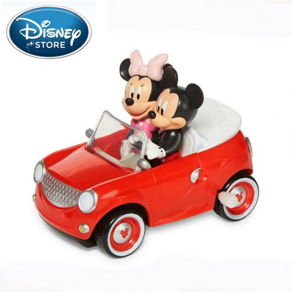 DISNEY MICKEY & MINNIE MOUSE TOY CAR WIND UP SOUND CHILD KID BOY CHRISTMAS GIFT