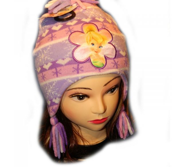 Disney Fairies Tinkerbell Beanie Knitted Girl Child Tinker Bell Winter 3-6y New - Image 3