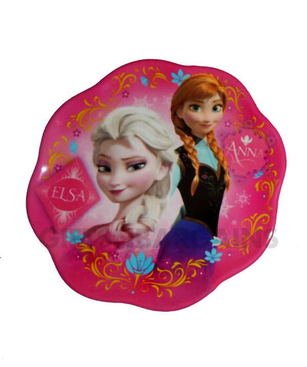 Disney Frozen Plate w Cereal Bowl BPA Free Zaks Melamine Feeding Baby Utensil - Image 3