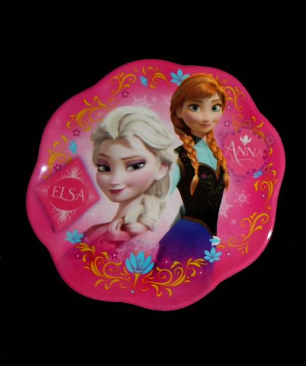 Disney Frozen Plate w Cereal Bowl BPA Free Zaks Melamine Feeding Baby Utensil - Image 5