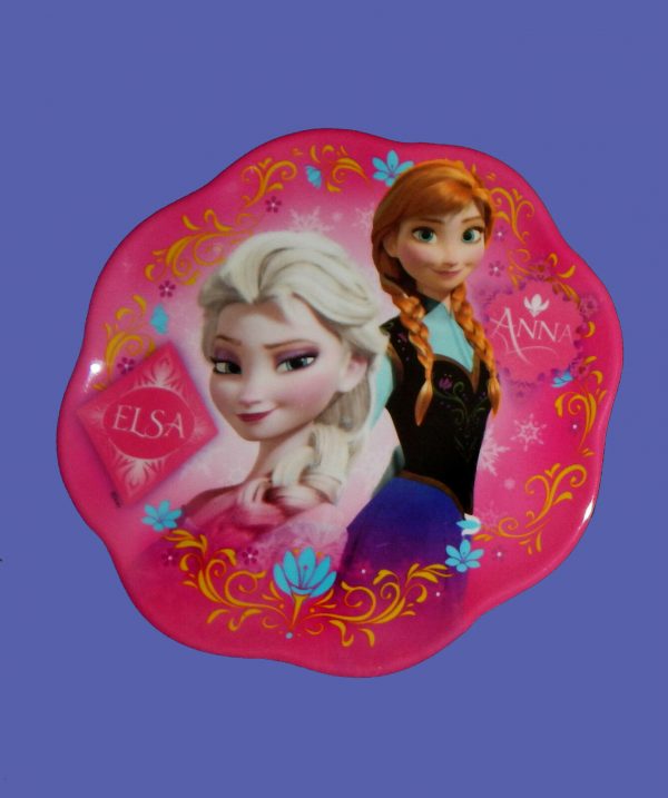 Disney Frozen Plate w Cereal Bowl BPA Free Zaks Melamine Feeding Baby Utensil - Image 6